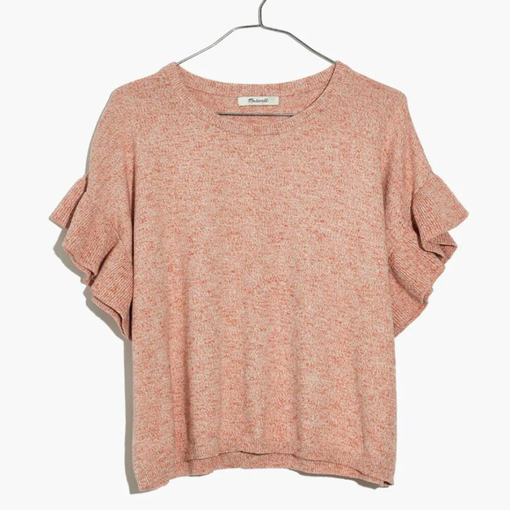 Madewell Ruffle-Sleeve Sweater Tee - Picture 4 of 4
